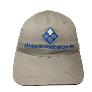 Alaska Botanical Garden Baseball Cap Brown One Size Adjustable Headliner